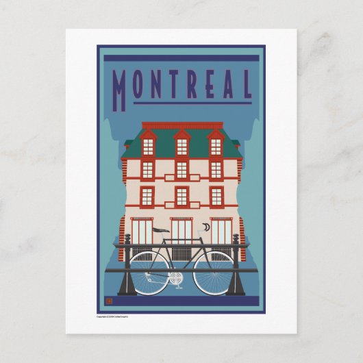 TRAVEL-Canada-Montreal- Briefkaart (Voorkant)