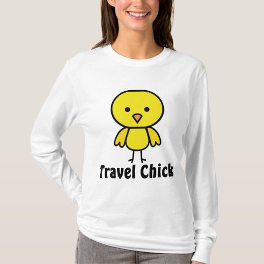 Travel Chick T-shirt (Voorkant)