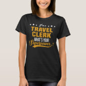 Travel Clerk T-shirt (Voorkant)