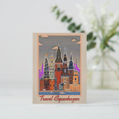 Travel Copenhagen, Denmark Briefkaart (Staand voorkant)