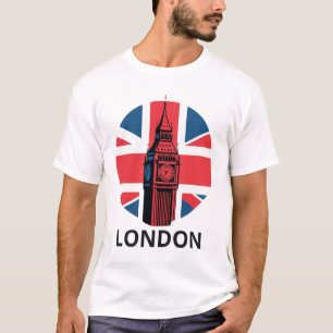Travel Country Capital City Londen Verenigd Konink T-shirt