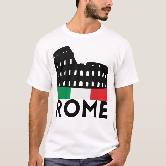 Travel Country Capital City Rome Italië T-shirt (Voorkant)