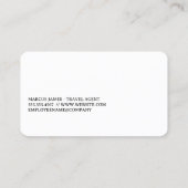 Travel | cruiseschip | tropisch eiland visitekaartje (Achterkant)