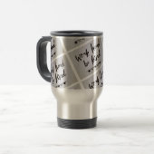 Travel Cup - Work Hard, Be Kind Reisbeker (Voorkant links)
