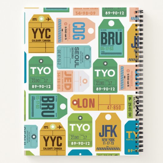 Travel Dot Grid-Notitieboek Notitieboek (Achterkant)