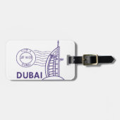 TRAVEL DUBAI BAGAGELABEL (Voorkant horizontaal)