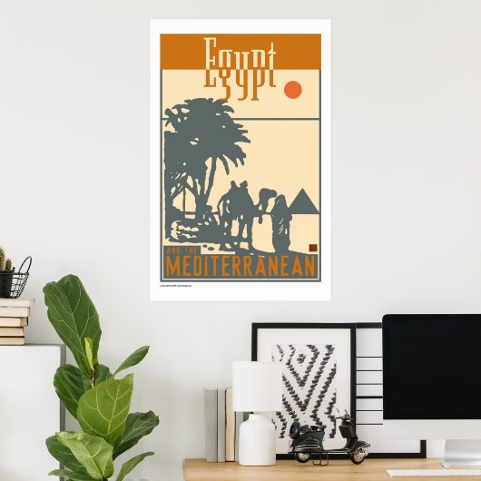 TRAVEL-Egypte Poster (Thuiskantoor)