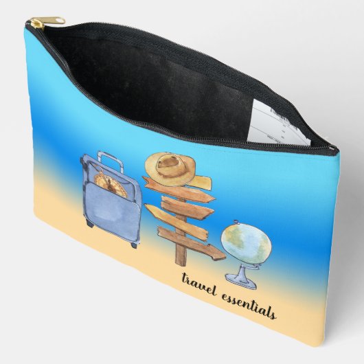 Travel Essentials Groot accessoirezakje Etui (Open)