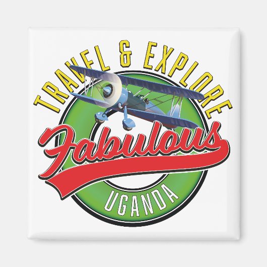 Travel Exken Fabulous Uganda Magneet (Voorkant)