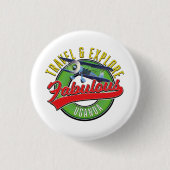 Travel Exken Fabulous Uganda Ronde Button 3,2 Cm (Voorkant)