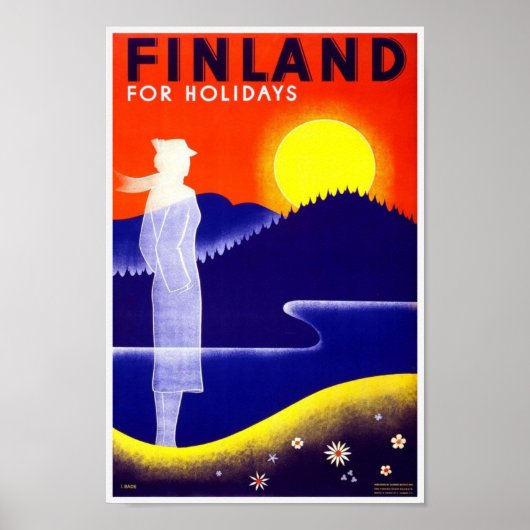 Travel Findland historical poster (Voorkant)