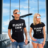 Travel Flight Crew Vliegtuig Vliegen Moderne Vakan T-shirt