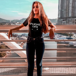 Travel Flight Crew Vliegtuig Vliegen Moderne Vakan T-shirt