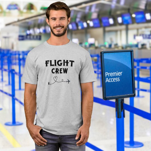 Travel Flight Crew Vliegtuig Vliegen Moderne Vakan T-shirt