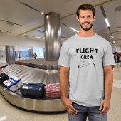 Travel Flight Crew Vliegtuig Vliegen Moderne Vakan T-shirt