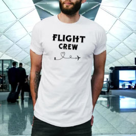 Travel Flight Crew Vliegtuig Vliegen Moderne Vakan T-shirt