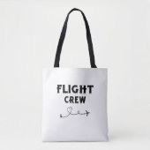 Travel Flight Crew Vliegtuig Vliegen Moderne Vakan Tote Bag (Voorkant)