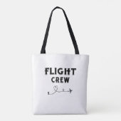 Travel Flight Crew Vliegtuig Vliegen Moderne Vakan Tote Bag (Achterkant)