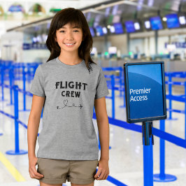 Travel Flight Crew Vliegtuig Vliegen Moderne Vakan Tri-Blend Shirt