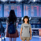 Travel Flight Crew Vliegtuig Vliegen Moderne Vakan Tri-Blend Shirt