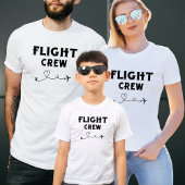 Travel Flight Crew Vliegtuig Vliegen Moderne Vakan Tri-Blend Shirt