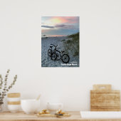 Travel | Florida - Cape San Blas-fietsen Poster (Keuken)