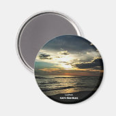 Travel | Florida Cape San Blas Sunset Magneet (Voorkant / Achterkant)