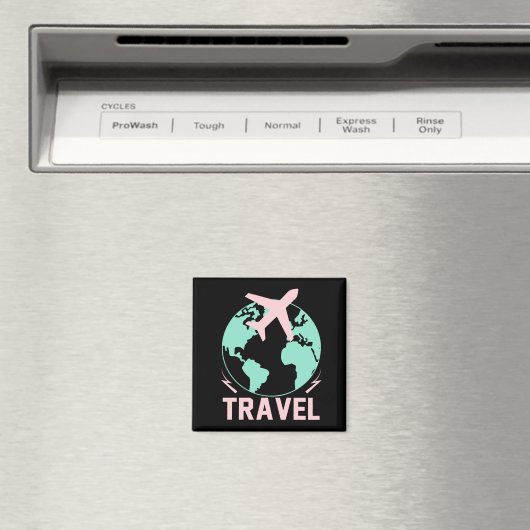 Travel fly feel free fridge magnet (Insitu (Vaatwasser))