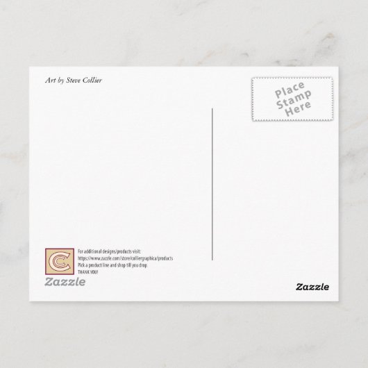 TRAVEL-Frankrijk-LeCafe Vin- Briefkaart (Achterkant)