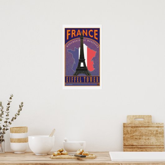 TRAVEL-Frankrijk Poster (Keuken)