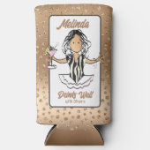 Travel Funny Cruise Vacking for her Foam Drink Seltzer Blikjeskoeler (Voorkant)