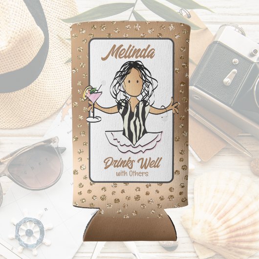 Travel Funny Cruise Vacking for her Foam Drink Seltzer Blikjeskoeler