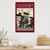 TRAVEL-Galveston Poster (Keuken)