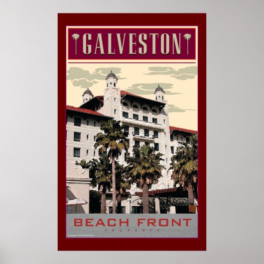 TRAVEL-Galveston Poster (Voorkant)