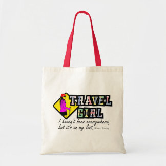 Travel Girl Tote Bag