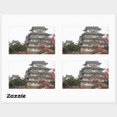 Travel Himeji Castle Rechthoekige Sticker (Vel)