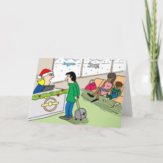 Travel Holiday Greep Card Feestdagen Kaart