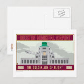 TRAVEL-Houston Hobby Airport- Briefkaart (Voorkant / Achterkant)