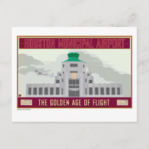 TRAVEL-Houston Hobby Airport- Briefkaart