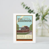 Travel Illinois Briefkaart (Staand voorkant)