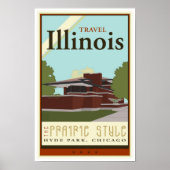 Travel Illinois Poster (Voorkant)