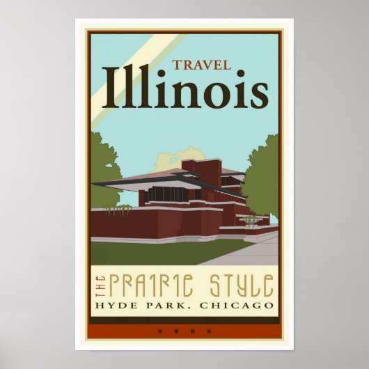 Travel Illinois Poster (Voorkant)