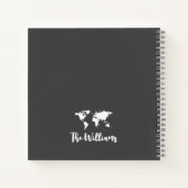 Travel International Dark Grey Notitieboek (Achterkant)