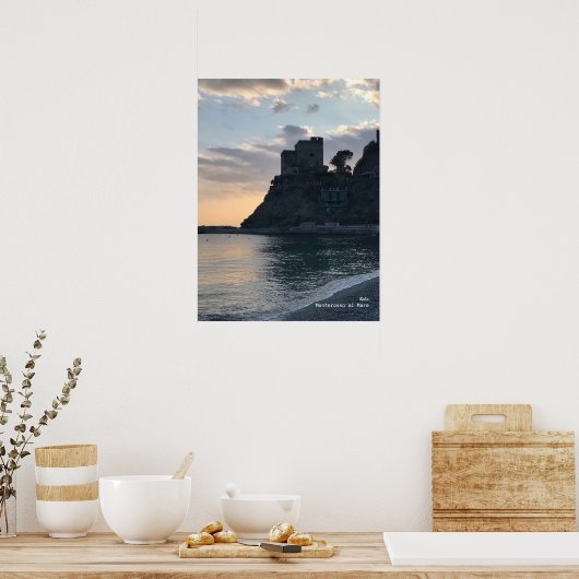 Travel | Italië — Monterosso Sunset Poster (Keuken)