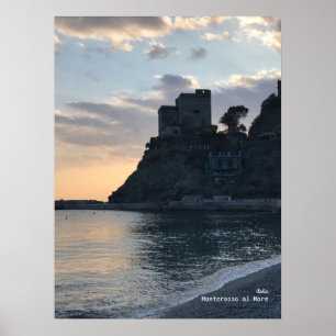 Travel   Italië — Monterosso Sunset Poster