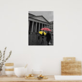Travel | Italië - Rome, regendag in het Pantheon Poster (Keuken)