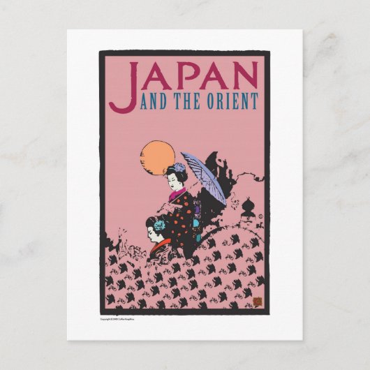 TRAVEL-Japan-Oriënt- Briefkaart (Voorkant)