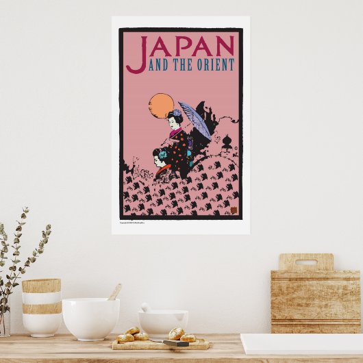TRAVEL-Japan-Oriënt Poster (Keuken)
