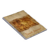 Travel Journal  oud kaartenpapier Notitieboek (Rechterzijde)