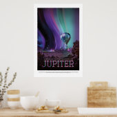 Travel Jupiter Bekijk de Auroras NASA Poster (Keuken)